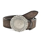Boucle robuste et fonctionnelle : Dotée d'une boucle durable et polie, elle résiste aux rayures. Sa fermeture sécurisée garantit une tenue optimale, alliant praticité et style, idéale for compléter une ceinture western vintage.