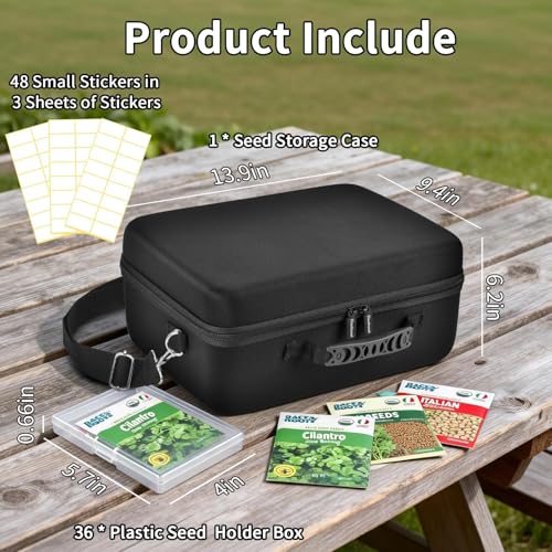 Bolsa de almacenamiento de semillas Boobowl con protección rígida duradera 4