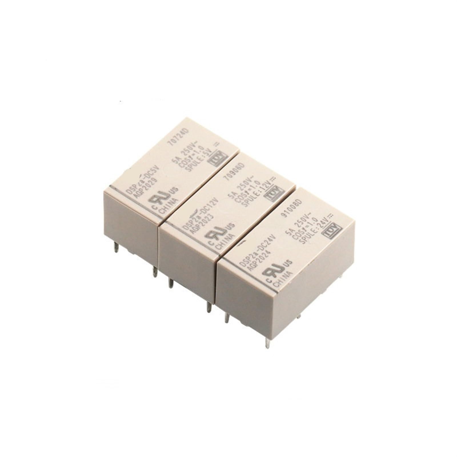 Relais de puissance DSP2a commutateur électronique 5A DC12V normalement ouvert 6 pins - 3