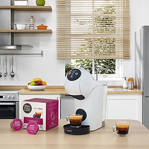 Krups Genio S Basic KP2401 - Cafetera blanca de cápsulas + Nescafé DOLCE GUSTO CAFÉ CON LECHE DELICATO - Pack De 3 x 16… - Imagen 7