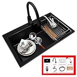 ★ 【Vida sana】 : Los accesorios de cocina necesarios para cada cocina, de alta calidad, hermosa pileta de la cocina, para una limpieza más sana.Dejar que se enamore de la cocina y aportar comodidad a su cocina.