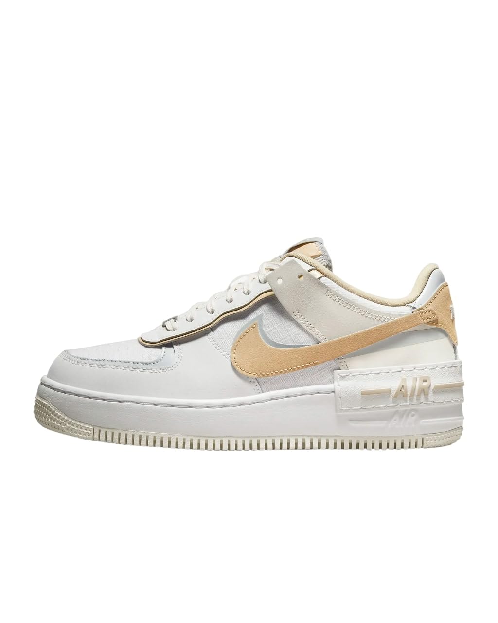 NIKE Zapatillas de Mujer Air Force 1 Shadow en Color Beige CI0919 116