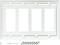 Vista 14 de Placas de pared, cubiertas de toma de corriente dúplex, placas de interruptor de luz de palanca, cubierta de interruptor de luz para decoración