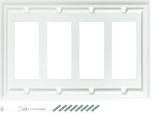 Miniatura 14 de Placas de pared, cubiertas de toma de corriente dúplex, placas de interruptor de luz de palanca, cubierta de interruptor de luz para decoración