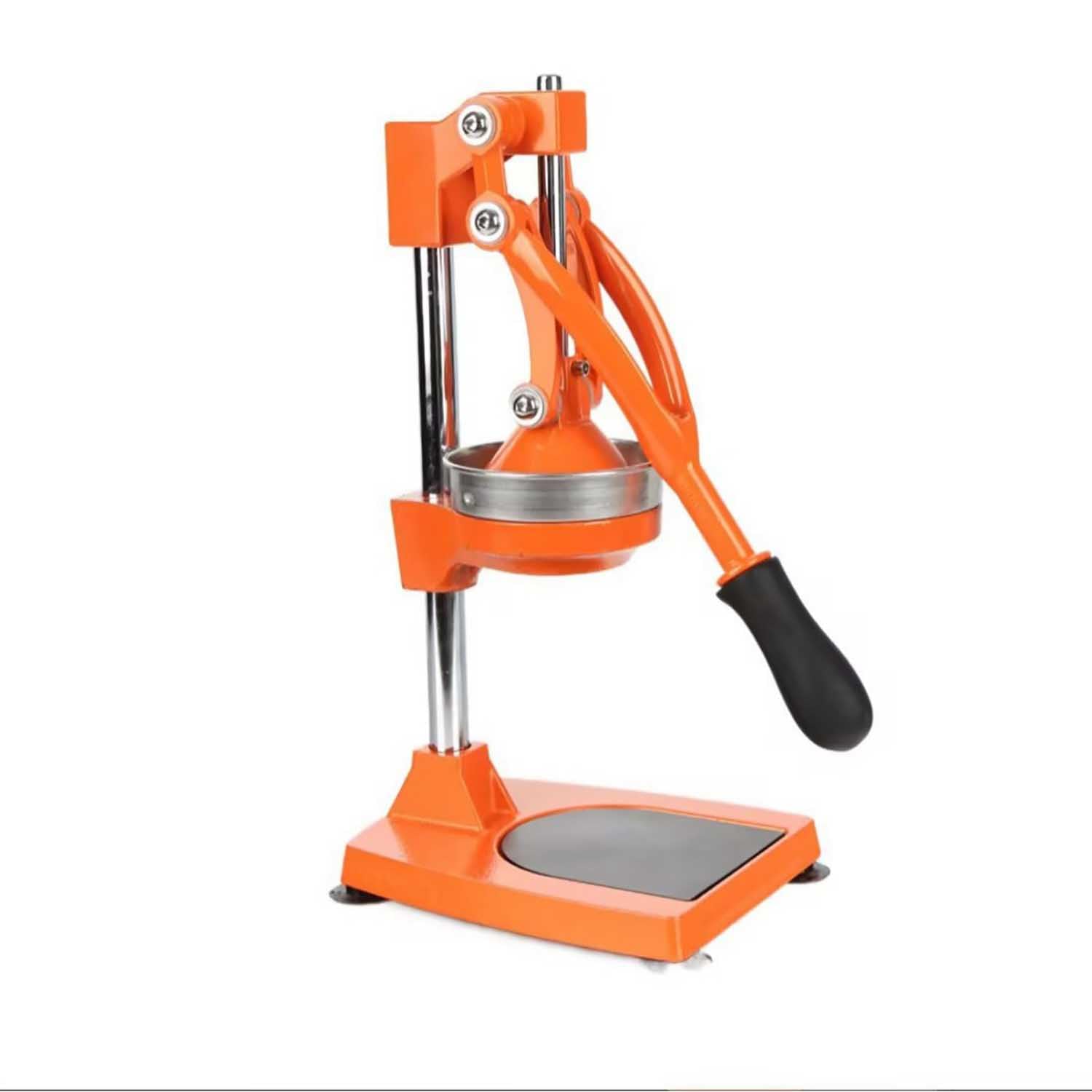 Kitchen Exprimidor de Cítricos Profesional para Naranja, limón y Lima - Prensa Manual de Metal con Soporte,Naranja