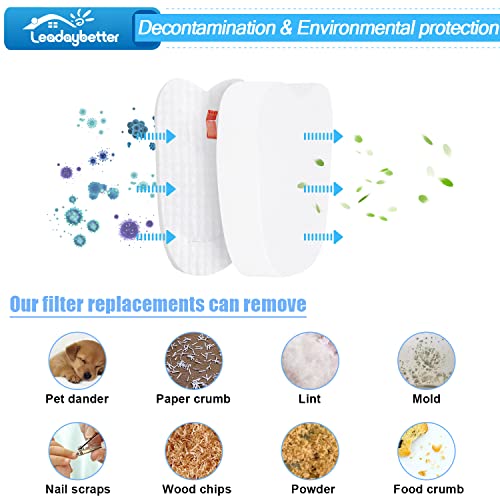 8 Pre-Filters (4 Foam+4 Felt) And 4 Post-Filters For Shark Rocket Zero-M Ultra-Light Corded Stick Hv345 Zs350 Zs350C Zs351 Zs351C Zs352 Vacuums, Replaces For Shark Part # Xpmfk320 & 1084Ftv320 #TOP2