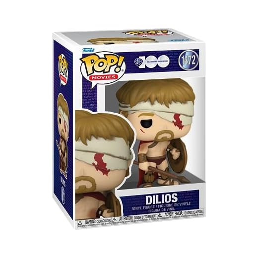Funko Pop! Movies: 300 - Aristodemus - Dilios - 300 The Movie- Figurine en Vinyle à Collectionner - Idée de Cadeau - Produits Officiels - Jouets pour Les Enfants et Adultes - Movies Fans