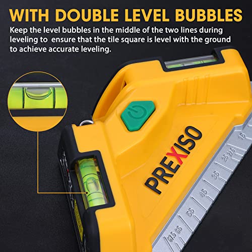 Prexiso PTL10G Square Laser-65Ft Green Beam Floor Tile Laser Level thumb #2