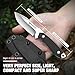 Imagen de DRACHENADER Cuchillo de hoja fija Kydex 7 pulgadas D2 acero cierre clip versátil transporte