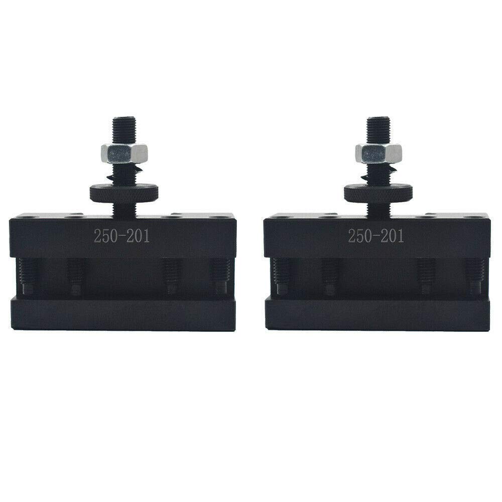 2 Pcs 250-201 Portautensili Cambio Rapido Portautensili Tornitura e Rivestimento per Utensili di Taglio Tornio Taglierina