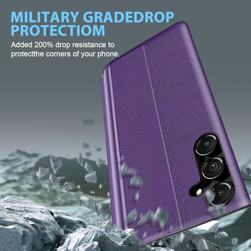 Housse Samsung Galaxy A35 violette pour sécuriser vos déplacements