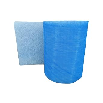 20.5"x 100 ft Paint Spray Booth Floor Filter Fiberglass Paint Arrestor Roll Blue