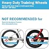 Lumintrail Adult Training Wheels for 24, 26, 29 Inch Bike - Heavy Duty, Adjustable Bicycle Training Wheels for Stabilization and Safe Learning