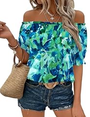 Blue Green Floral