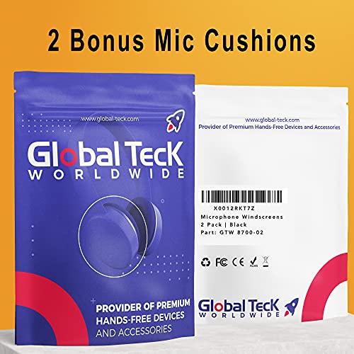 Global Teck Worldwide Blueparrott B250 Xts With Extra Cushions Bluetooth Headset #TOP3