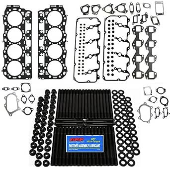 6.6L LLY LBZ Revive #1 Kit with ARP Studs, Head Gaskets, Upper Gasket Set - Compatible with GM 6.6L LLY/LBZ Duramax - 2004.5-2007 - DK Engine Parts (LLY - 1R)