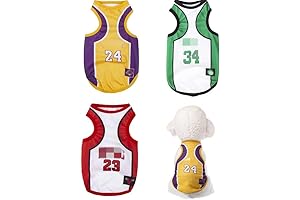 Basketball-Themed Dog Jersey for Small to Medium-Sized Canine Companions