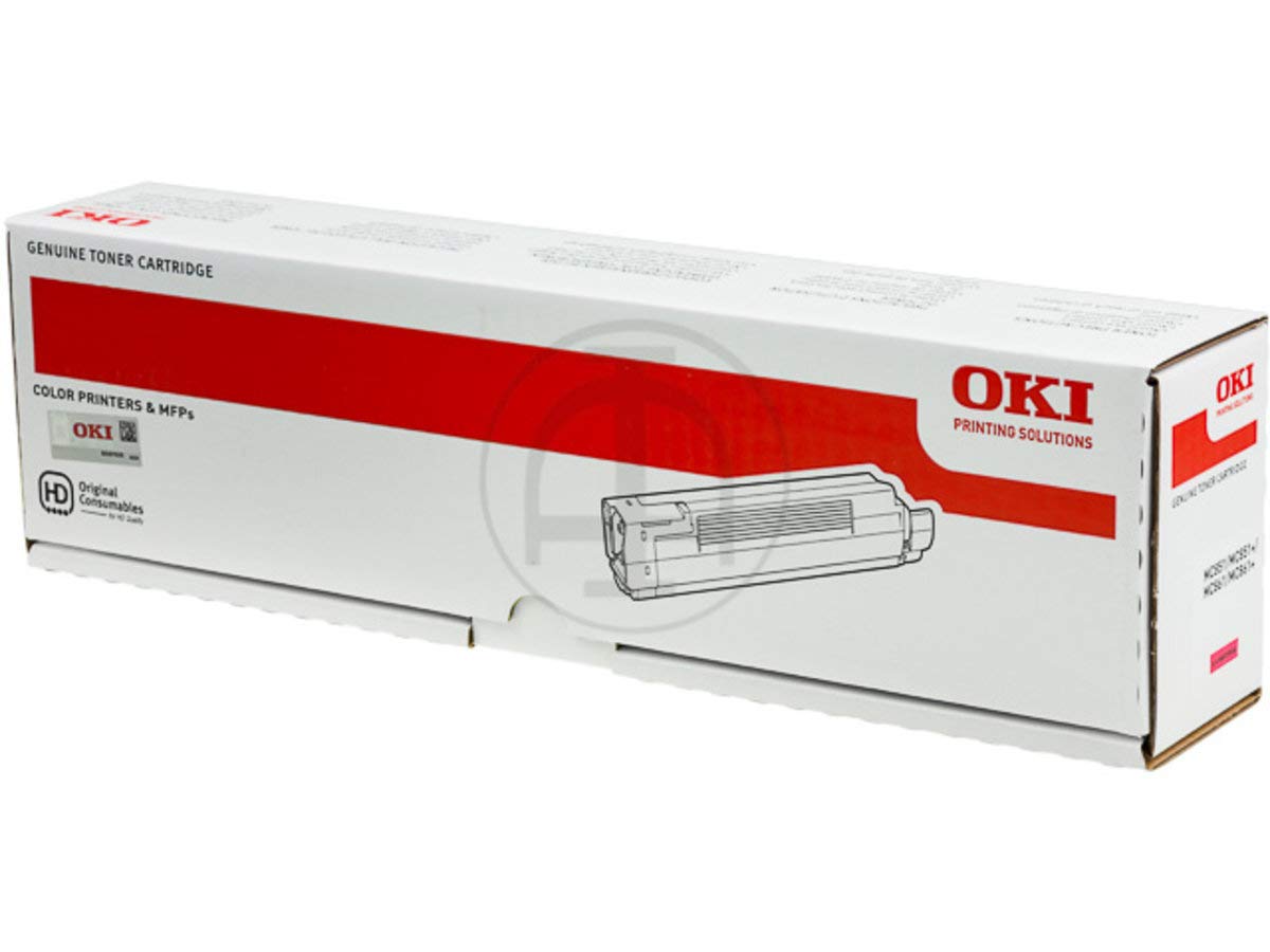 OKI Magenta Toner Cartridge – Toner per stampanti laser, 7300 pagine, Laser, MC851 MC861, si