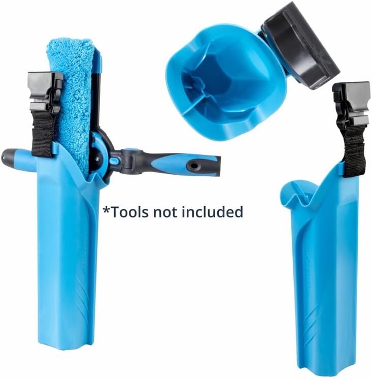 Moerman Window Cleaning Bucket on a Belt with Quick Release, Window Cleaning Bucket, Squeegee Bucket, Window Washing Bucket, Professional Window Cleaning Tools, Cleaning Tool Belt, BOAB