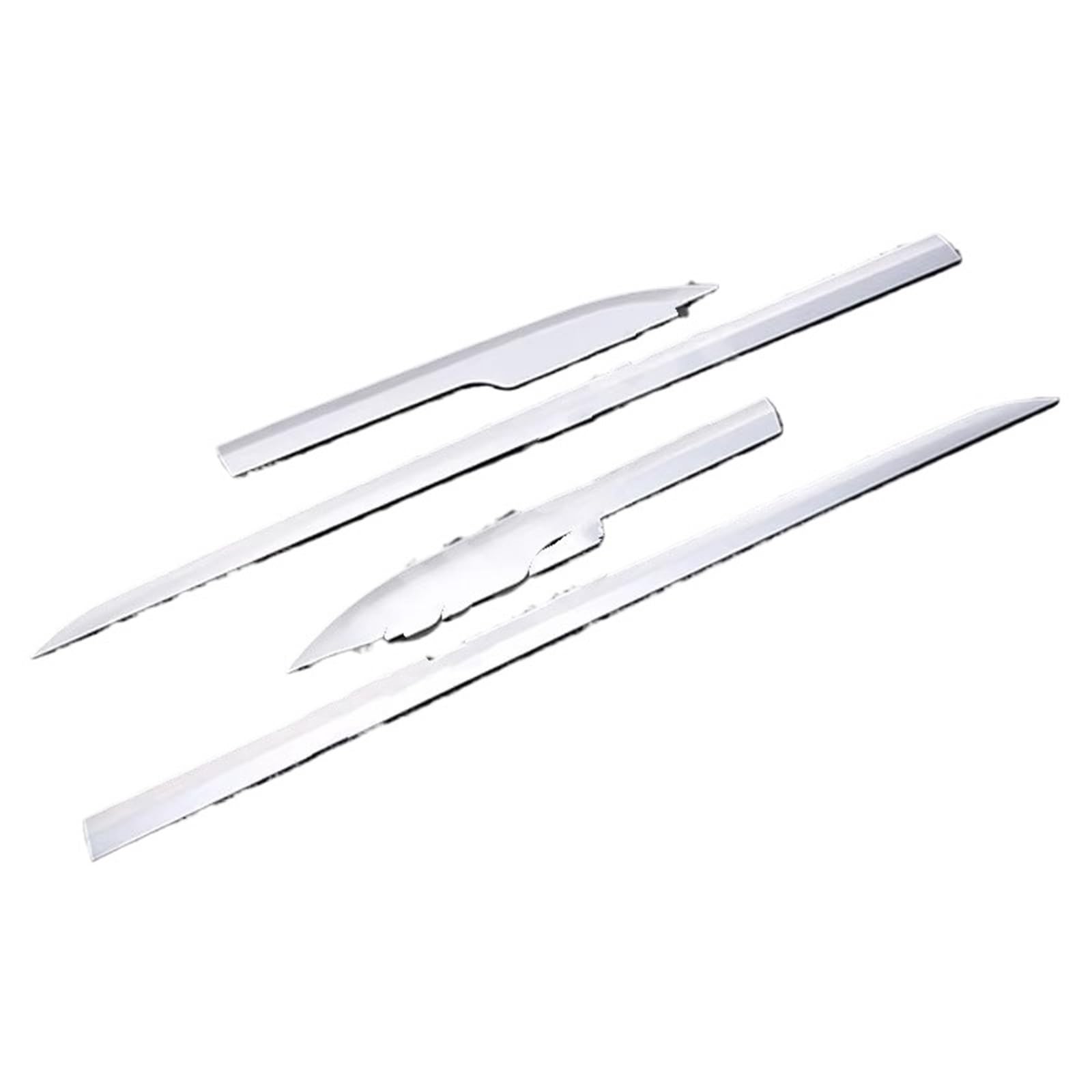 Aufsatz Seitenschweller Auto Körper Garnieren Chrome Side Molding Styling Zubehör Für Corolla 4 Stück Tür Trim Für Toyota Für 210 2019 Auto-Seitenschweller