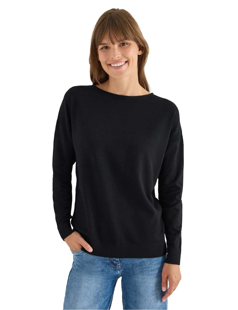 Cecil Damen Pullover mit Strukturdetail