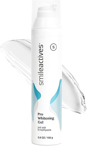 Vista 9 de Smileactives Gel blanqueador dental para pasta de dientes con peróxido de hidrógeno de grado clínico, removedor de manchas de dientes para dientes