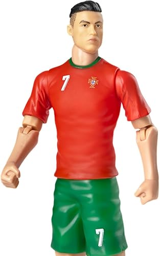 Miniatura 5 de Banbo Toys Portugal Cristiano Ronaldo - Figura de acción de fútbol coleccionable de 8 pulgadas