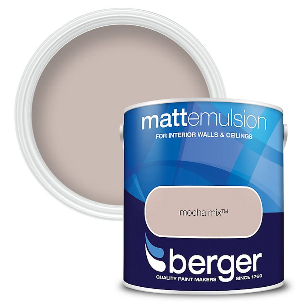 Berger Mocha 2.5L Matt Emulsion Mix