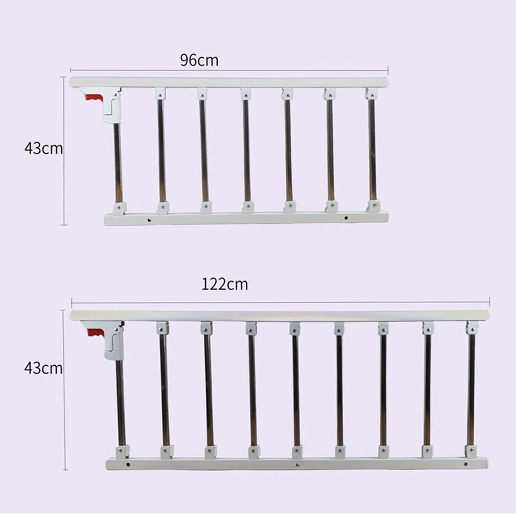 Barandilla de Cama Plegable con protección Lateral de Seguridad para Personas Mayores y Adultos, asa de Asistencia para Cama para discapacitados, Barra de Parachoques con Agarre de