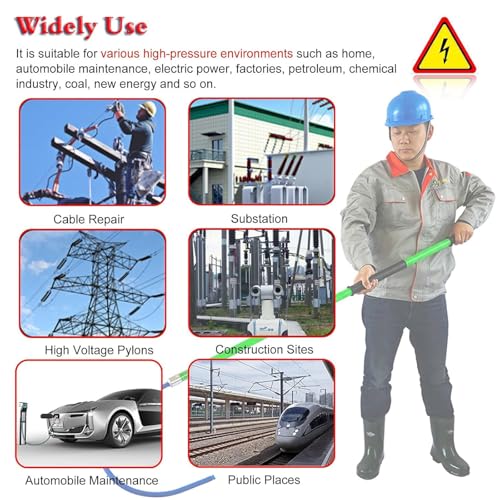 Gancho de rescate aislado para seguridad eléctrica con poste ajustable 8