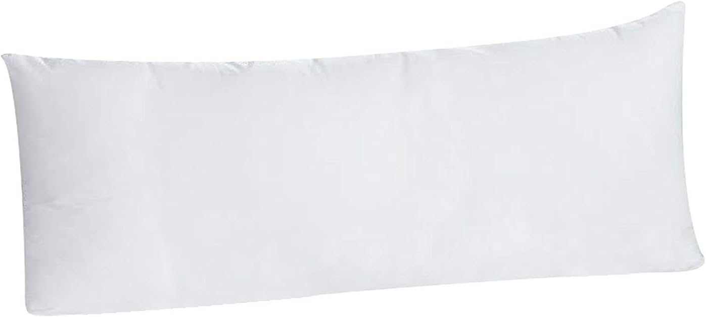 ELNIDO QUEEN Full Body Pillow for Adults-Soft Long Large Memory Fiber Bed Pillow Breathable Cooling -20X54inch