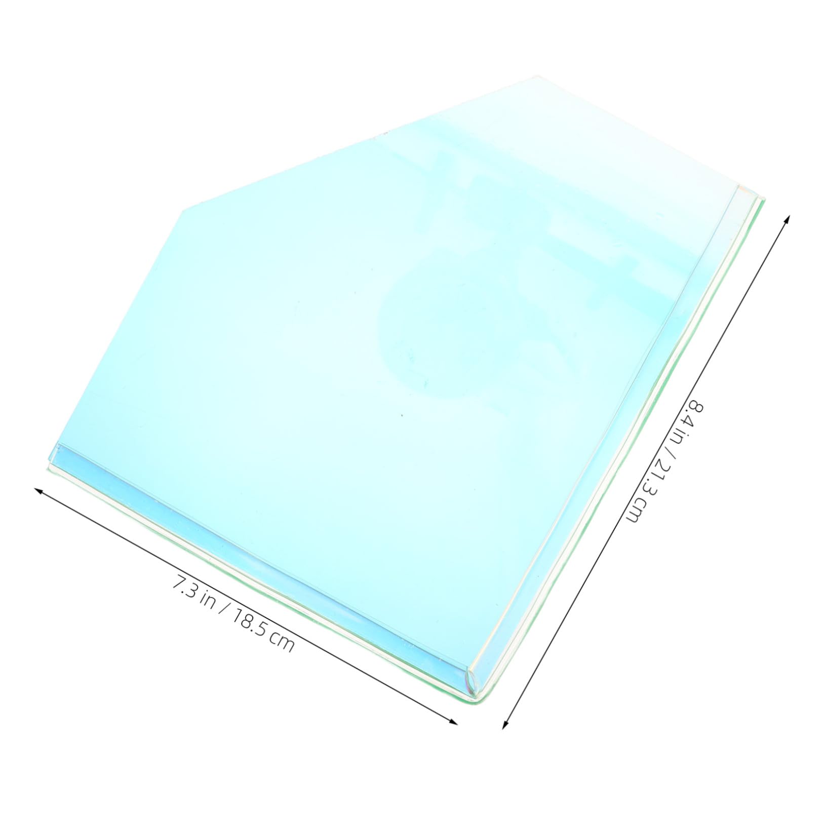 Balacoo 1 Pair Shower Self Adhesive Acrylic Corner Protectors for Bathtubs Sinks Durable Lightweight Bath Tub Splash Protection Screens