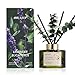 Airkeep Reed Diffuser Set with 6.76 fl oz Lavender Eucalyptus Scent Essential Oils and 3 Leaves & 8 Diffuser Sticks,Bathroom Shelf Decor & Air Freshener, House Bedroom Office Decor & Gifts