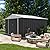 Devoko 8 x 10 FT Outdoor Storage Shed, Metal Garden Sheds & Outdoor Storage Clearance, Large Tool Shed Outdoor with Single Lockable Door for Patio Lawn Backyard (Gray)