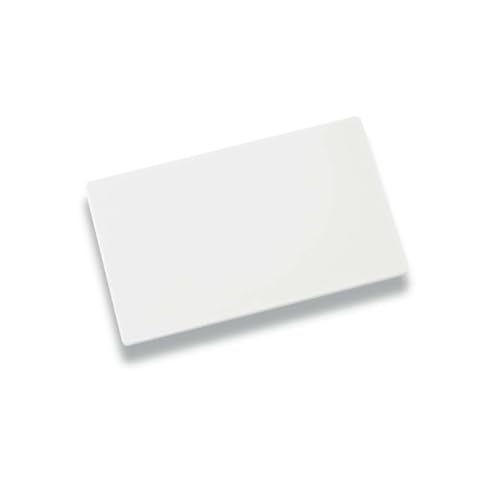LOUIS TELLIER – Tabla de Cortar HDPE 500 – Antibacterias – Profesional – 50 x 30 x 2 cm – Blanco para Productos Lácteos, Pan, Queso y Pastelería – Made in France