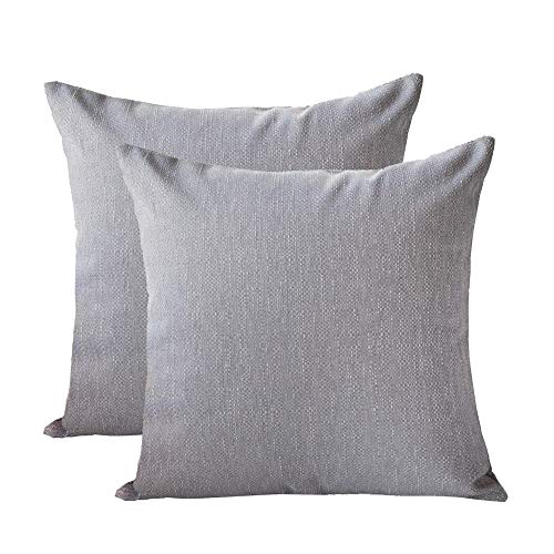 Homey COZY TEXTURE952-51-SILVER-2PK Accent Pillow, Silver