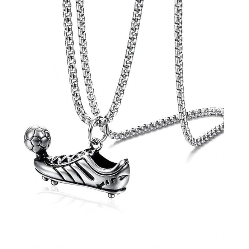 Shiv Jagdamba Punk football shoe Pendant Necklace Chain for Boy Hip hop Pendants men’s necklace Man Jewelry SilverShivBLR37 Shiv Jagdamba Punk football shoe Pendant Necklace Chain for Boy Hip hop Pendants men’s necklace Man Jewelry SilverShivBLR37