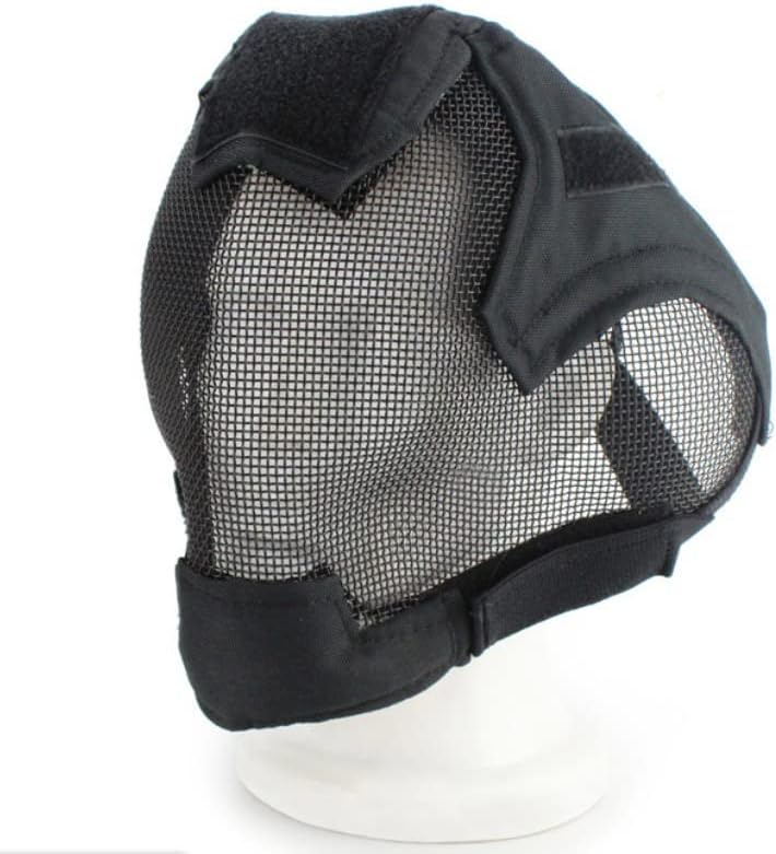 Tactical Airsoft Mask Outdoor Shooting Sports Full Face Protection Gear Metal Steel Wire Mesh