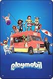  YRENBIYYONZ Playmobil: The Movie (2019) Plaque en métal vintage rétro 20,3 x 30,5 cm