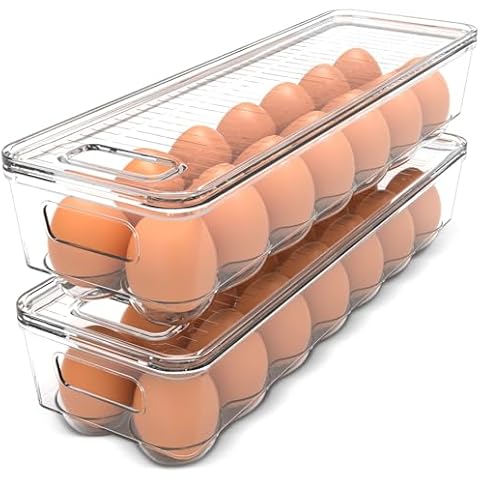 Utopia Home Egg Container For Refrigerator Cover