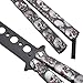 MORDEN MS Practice Finger Trainer Tool Steel Metal Folding Balisong Tool with Latch for Training and Practicing Flipping Tricks - Gray