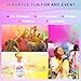Matio Color Run Powder, 12 Pack 3.5oz/100g Each Natural Holi Powders Assorted Coloring Rangoli Bulk, Washable Chalk Powders Paint for Color War, Summer Camp, Photography Smoke, Gender Reveals