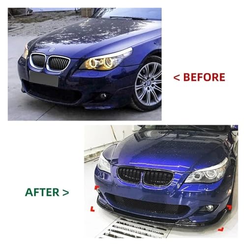 Diffuseur Pare-Chocs Avant BMW E60 Protège et Sublime le Style Carbone - 4