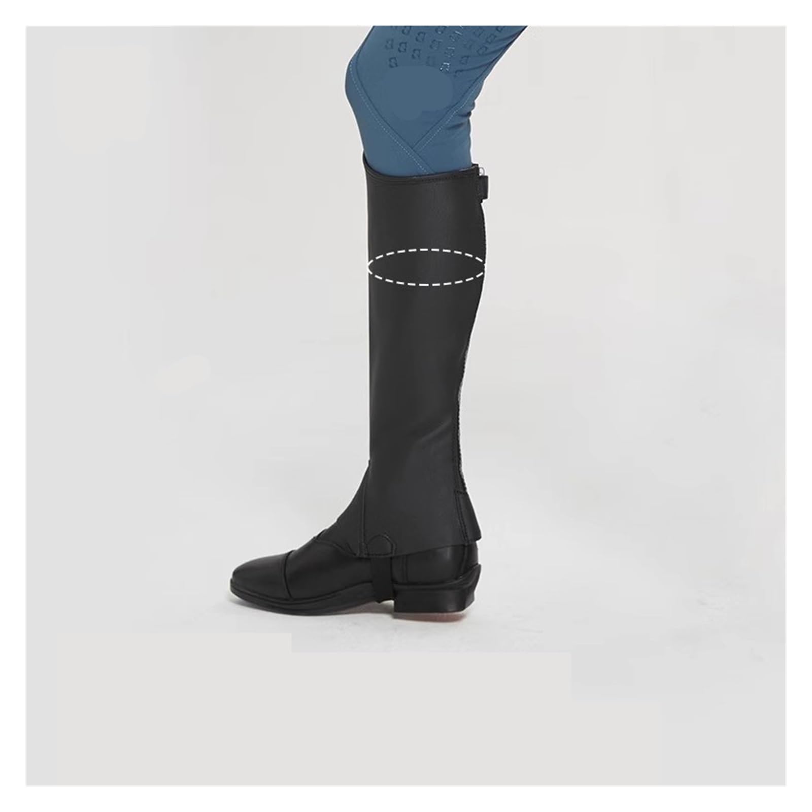 Reiten Half Chaps Reitleggings, for Erwachsene, Reitsport-Radleggings, Ritterausrüstung, bequem und atmungsaktiv