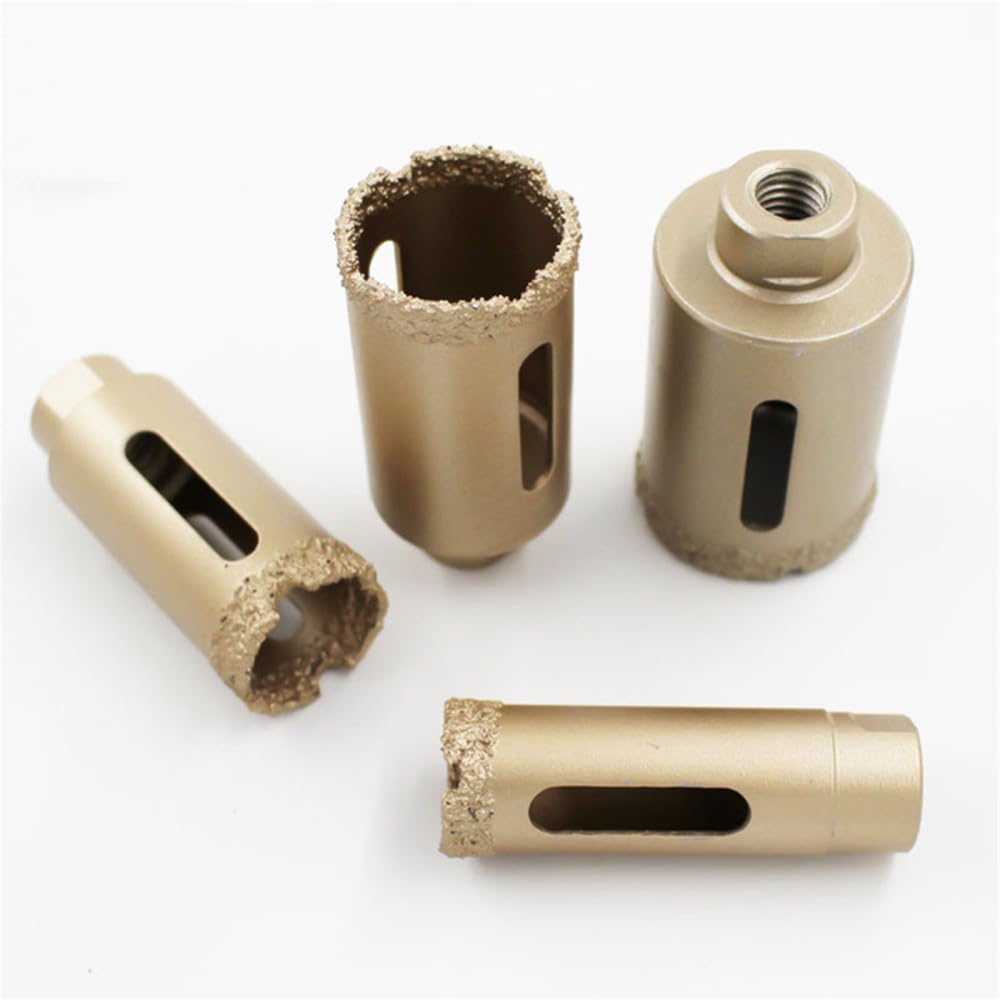 Wiertło z końcówką diamentową lutowaną próżniowo, Otwornica diamentowa z gwintem M14, lutowana na sucho, do płytek ceramicznych, granitu, marmuru 20-60 mm(35 mm)