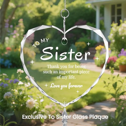 Sister Gifts - K9 Crystal Sun Catcher Sisters Gifts for Sister - image 3