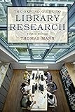 The Oxford Guide to Library Research