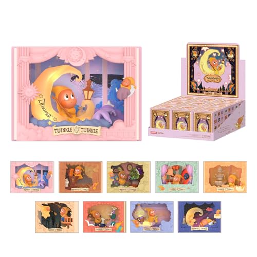 POP MART Twinkle Twinkle Light Up Series Scene Sets Blind Box Figures, Collectible Toys Home Decorations, Holiday Birthday Gifts for Girls and Boys, Whole Set POP MART Twinkle Twinkle Light Up Series Scene Sets Blind Box Figures, Collectible Toys Home Decorations, Holiday Birthday Gifts for Girls and Boys, Whole Set