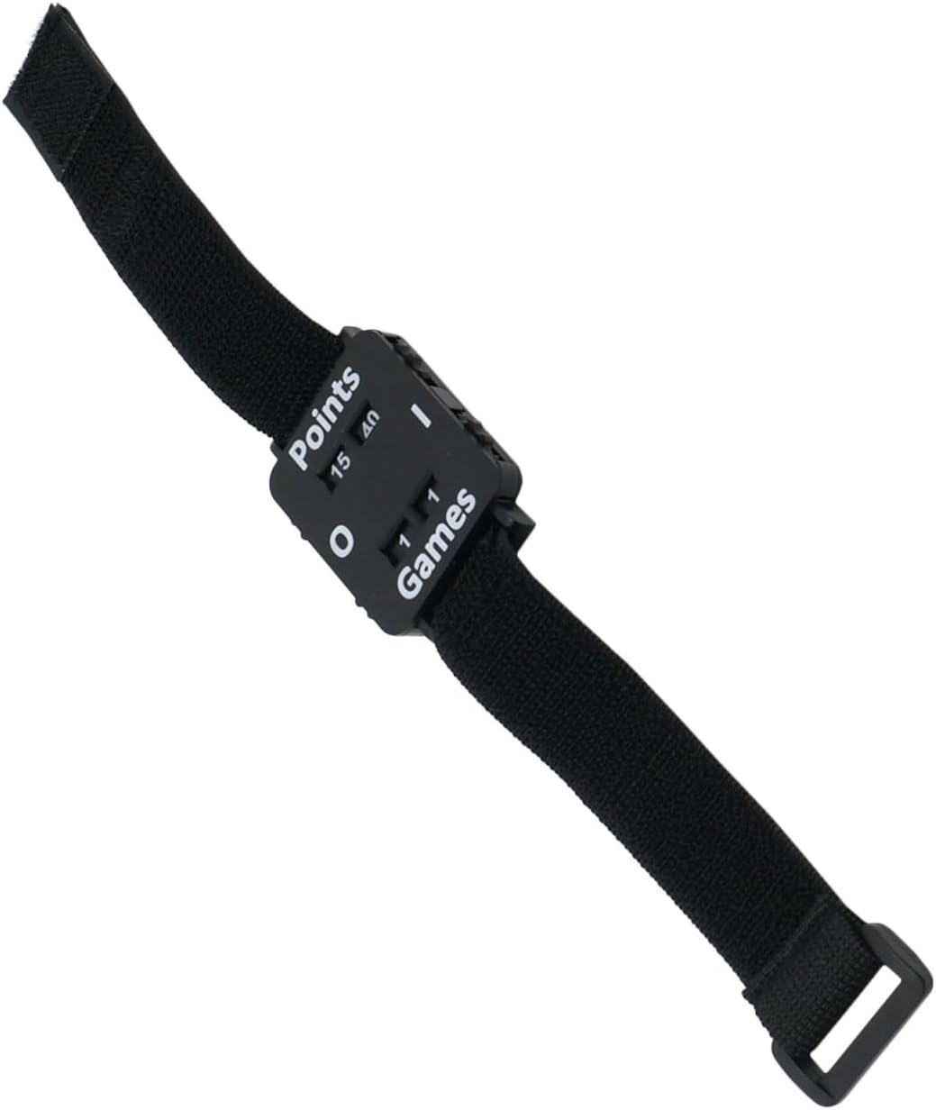 Score Counter Watch Adjustable Wristband Score Keeper for Cricket Tennis Padel Ping Pong Portable Stroke Tracker Sport Accessory for Practice Tournament Outdoor Play
