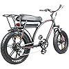 DJ Super Bike 750W 48V 13Ah Power Electric Bicycle, Matte Black, LED Bike Light, Suspension Fork and Samsung Battery #3